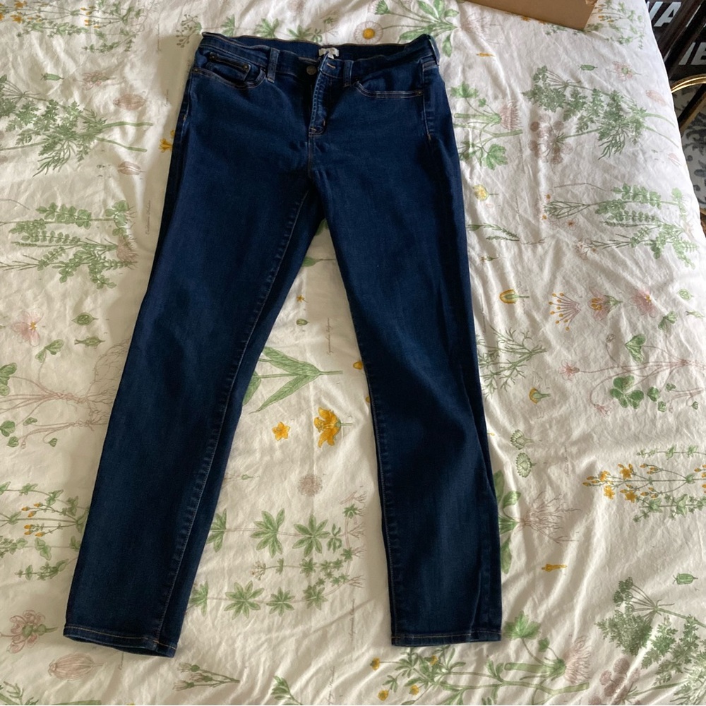 J. Crew Women's Deep Indigo Skinny Jeans